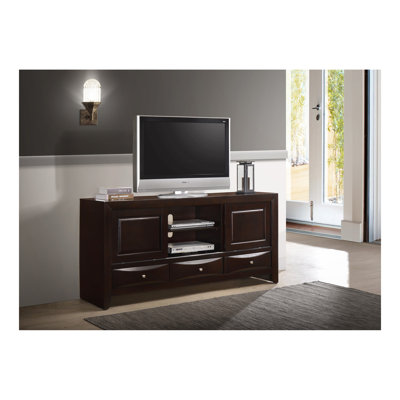 1Pc 3 Drawers Shelf Storage Space TV Stand Bedroom Living Room Furniture