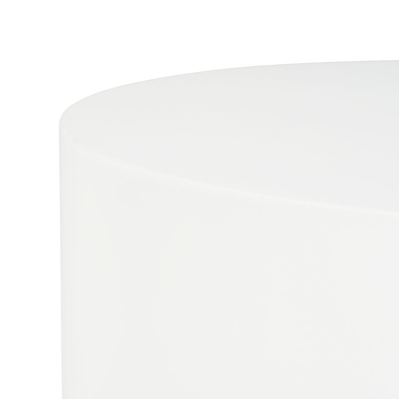 16X20 Inch White Tank Holder/Side Table, Lightweight And , Round Design No Assembly Needed Build, For Outdoor Spaces