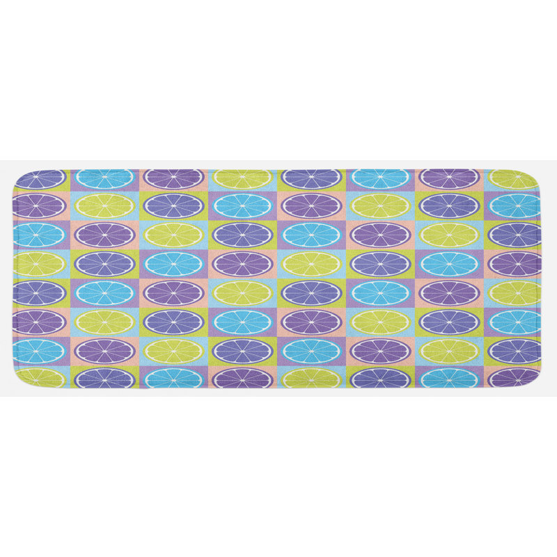 Tapis de cuisine abstrait