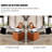 Rectangular Stone+Manufactured Wood with 3 drawers desk-109244659-109244660
