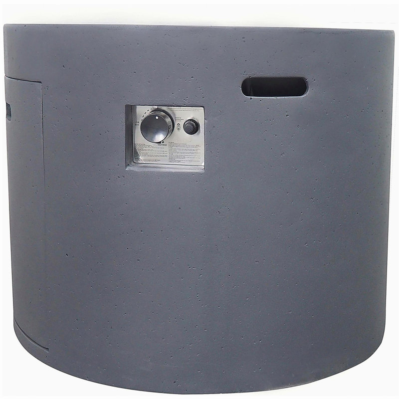 31-inch Round Fire Pit - 40,000 Btu, Dark Gray