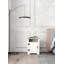 Table de chevet Farmhouse, table d'appoint avec porte de grange, table d'appoint moderne avec rangement pour chambre à coucher, bureau