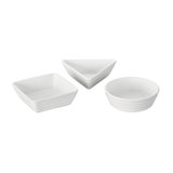Le Creuset Stoneware Set of 3 Tapas Appetizer Plate