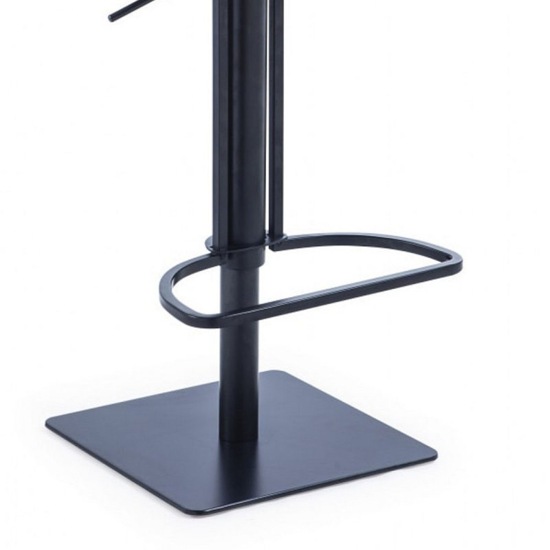 Tabouret de bar rotatif à hauteur ajustable Trishika