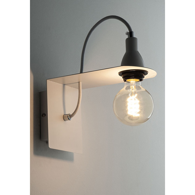 Giuliano Armed Sconce, White