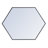 Sabine Metal Hexagon Wall Mirror-1034812993-1034813054