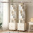 Rotating 5-Tier Wooden Corner Bookshelf with Drawer - Compact Floor Standing Storage (White)-57697047