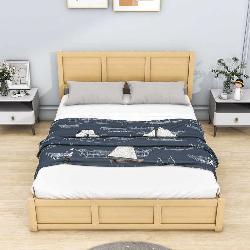 Lit plateforme avec rangement Bloomie, Grand