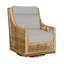 Outdoor Peninsula Gliding Wicker/Rattan Chair with Cushions-301211511-301233518-396858720