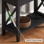 Table de bout à 2 tiroirs, table de bout étroite avec tiroir et petite table de chevet d'appoint pour les petits espaces