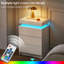 45cm W Manufactured Wood Bedside Table-125796270