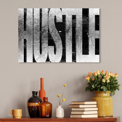 Hustle Cave  Wrapped Canvas Graphic Art Print
