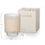 Bougie en verre rechargeable, blanc d'hiver-105889173