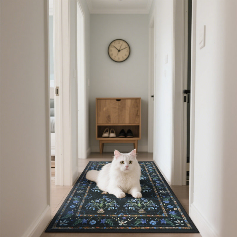 Tapis de salon Straub Large Floral Rugs, Rectangulaire 2 pi x 3 pi