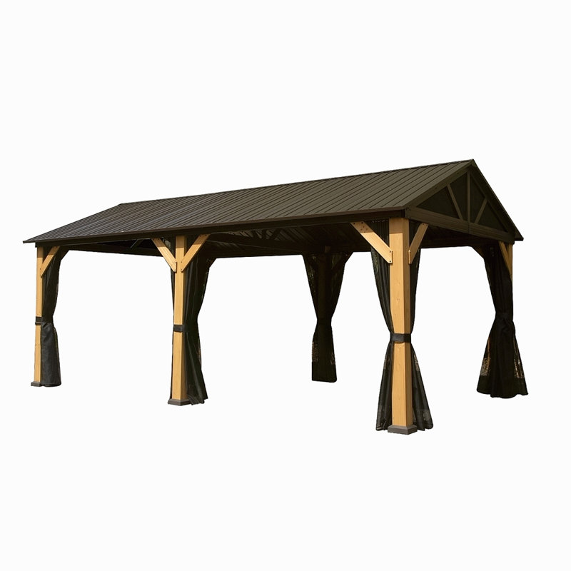 Cedar Wood Gazebo 12'X20'