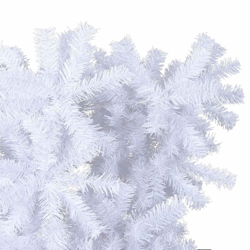 7.87' H Lighted Artificial Christmas Tree, Black