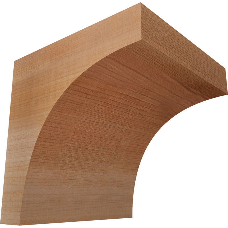 Huntington Corbel, H 6 po x l 5,5 po x P 6 po, Lisse, Cèdre rouge