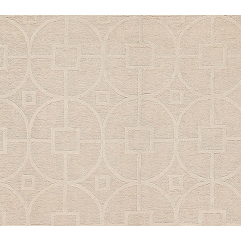 Tapis crème / rose de haute qualité noué à la main