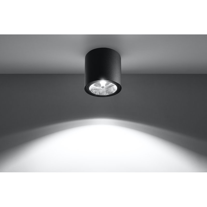 Jormundagand Flush Mount, Black