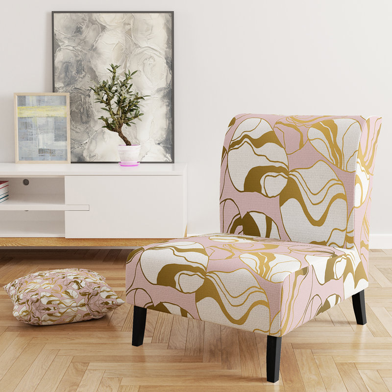 Fauteuil de chambre rembourré Golden Marble II