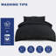Jermelle Microfiber Solid Colour Duvet Cover with Pillowcases-186893545