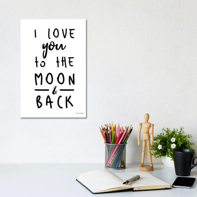 To The Moon - Print on Canvas