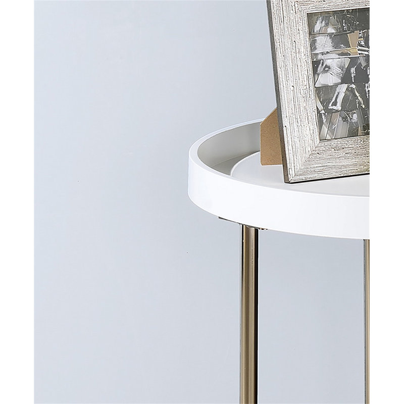 Table d'appoint 21,75 po Mid-Century Lips Edge