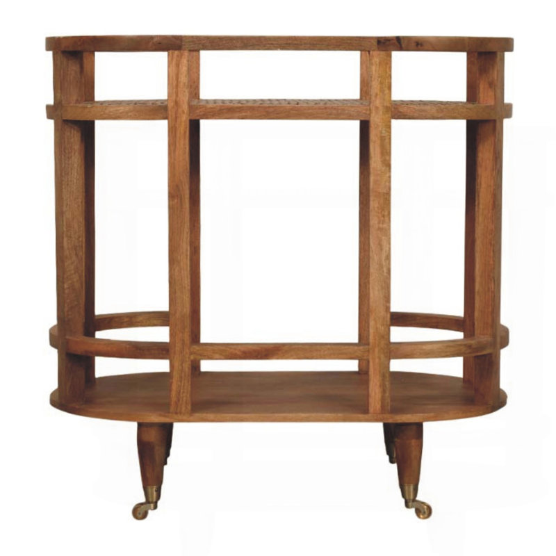 Solid Wood Isla Curved Butler Console
