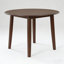 Ensemble de salle à manger 3 pièces en bois avec table d'angle et 2 chaises, 1 table de salle à manger pliante en bois et 2 chaises rembourrées