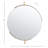 Elmina Metal Round Mirror