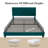 Aleiny Velvet Bed with Adjustable Upholstered Headboard-436444913-436444924