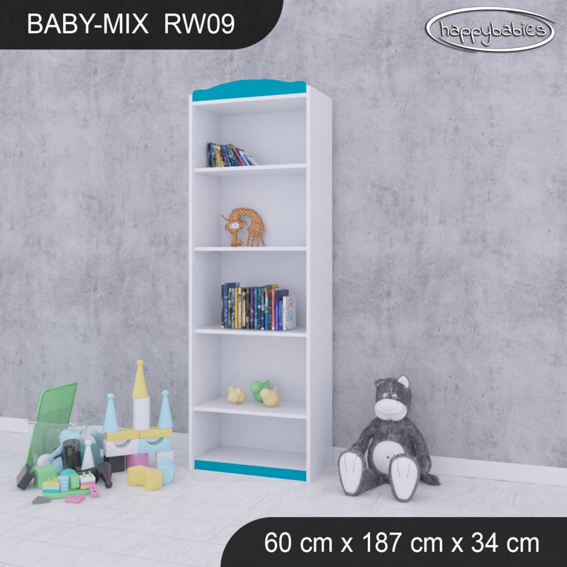 Baby Mix 187cm H Kids Cube, 187cm H x 60cm W x 34cm D, Blue