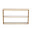 Chicklet 66'' W Stone Console Table