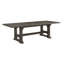 Classic Dining Furniture 5pc Set Extendable Dining Table and 4x Side Chairs Driftwood Brown Finish Durable Wooden-1395057149