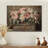 Farmhouse Chic Bouquet II - Peonies Wood Wall Art - On Natural Pine Wood-16202695
