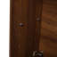 Meuble-lavabo autoportant de 18 pouces avec lavabo simple. Armoire à portes à fermeture douce. Lavabo en céramique longue durée. Caractéristique d'armoire en contreplaqué brun pour salles de bain compactes. Salle de bain