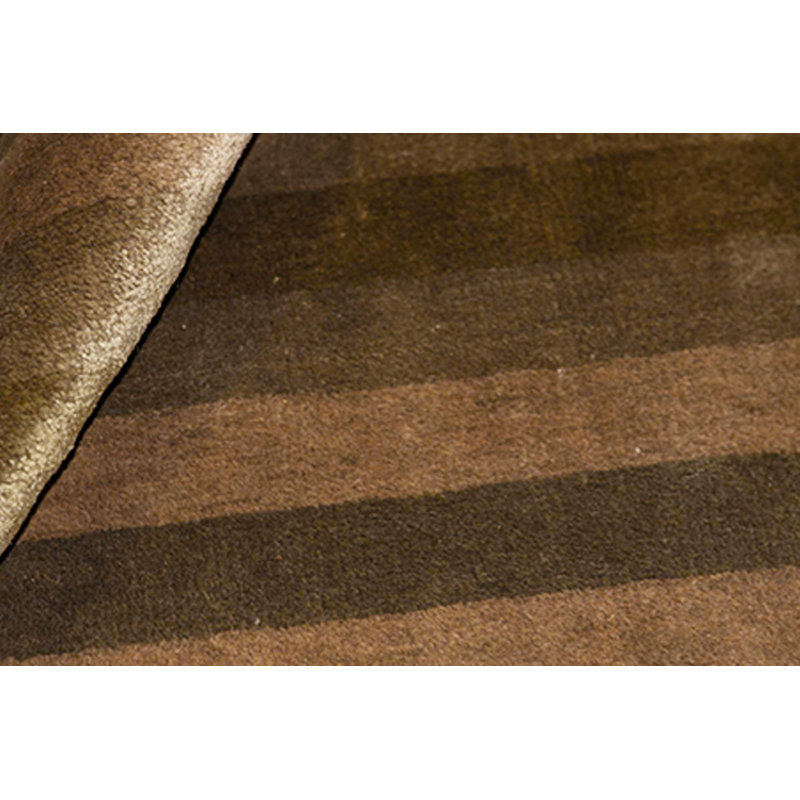Striped Area Rug in Brown