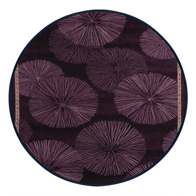 Tapis mauve lavable à la machine