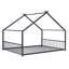 Lit double pleine grandeur en métal, noir-960723843-960723841