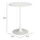 Kevyn 31.5'' Steel Outdoor Bar Table