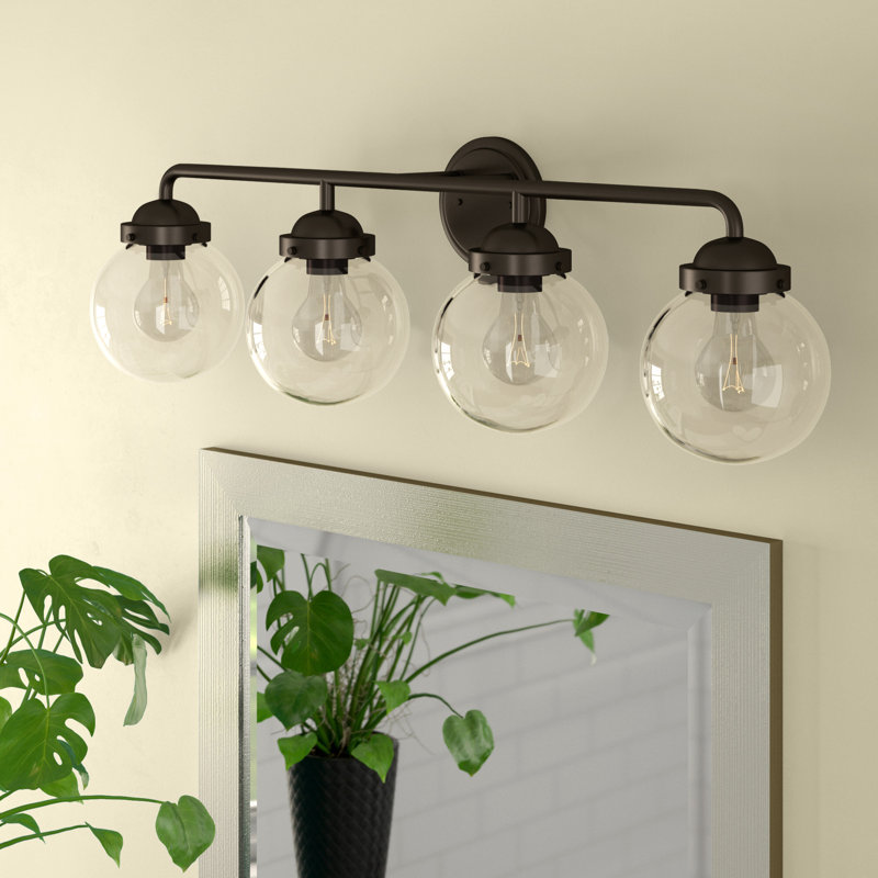 Parlez Dimmable Bath Bar, Oil Rubbed Bronze, 4