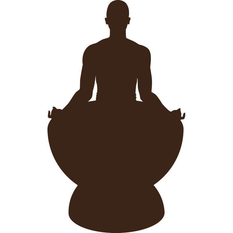 Religious & Spiritual Non-Wall Damaging Wall Decal, Brown, 48" H x 28" W