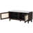 Rattan Entryway Bench With Storage, Cushioned Shoe Bench With Double Doors, Wooden Shoe Organizer Bench For Entryway And Hallway-74691275