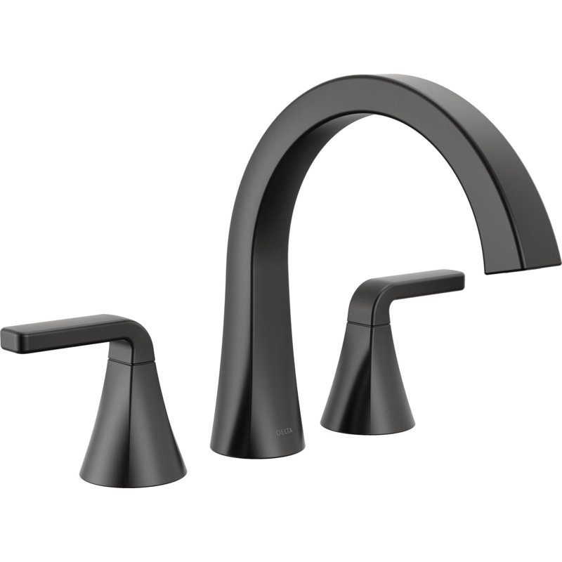 Roman Tub Trim, Matte Black
