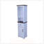 Armoire de rangement étroite avec tablettes réglables et tiroir, idéale pour la salle de bain et le salon