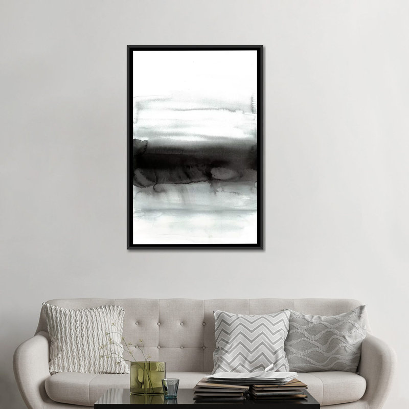 « black velours », impression sur toile, Toile avec cadre noir, Pas de tapis, H 48 po x l 32 po x P 1,5 po