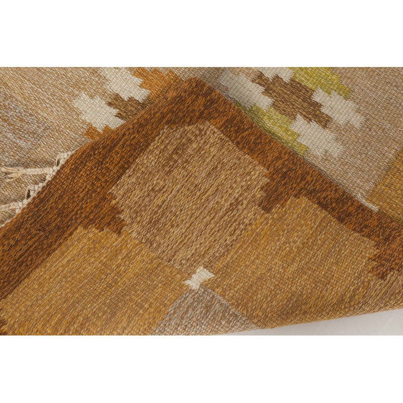Vintage One-of-a-Kind Rectangle 4'5" X 6'8" Flatweave Area Rug