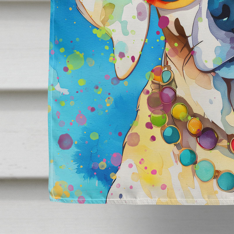 Drapeau de la maison Hippie Dawg, Labrador brun