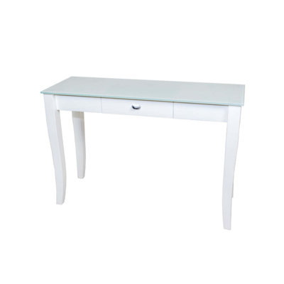 Bouleaux 110cm Glass Top Console Table