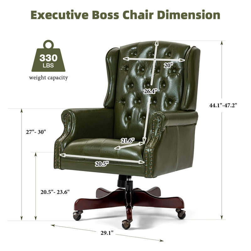 Sharann Executive Chair, Green